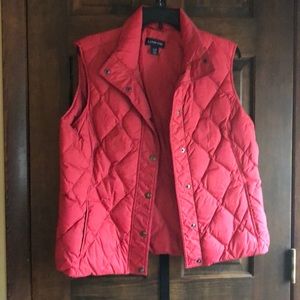 Lands End Down Vest Large Petite